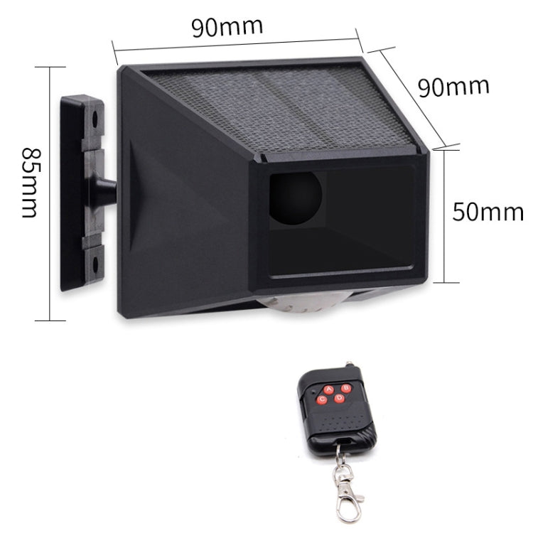 N911F 129dB Wireless Remote Control Solar Human Body Induction Sound Light Alarm N911F 129dB Wireless Remote Control Solar Human Body Induction Sound Light Alarm